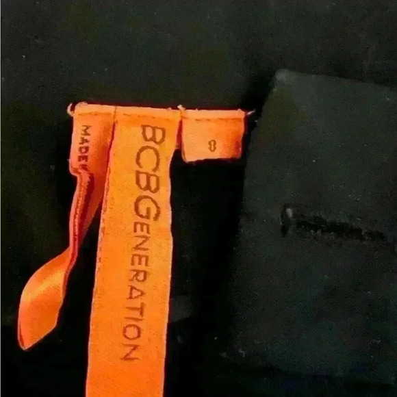 BCBGeneration Dress Pants Black Sz 8 Straight Leg - Picture 7 of 7